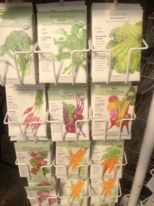 Seed packets have lots of information on them...