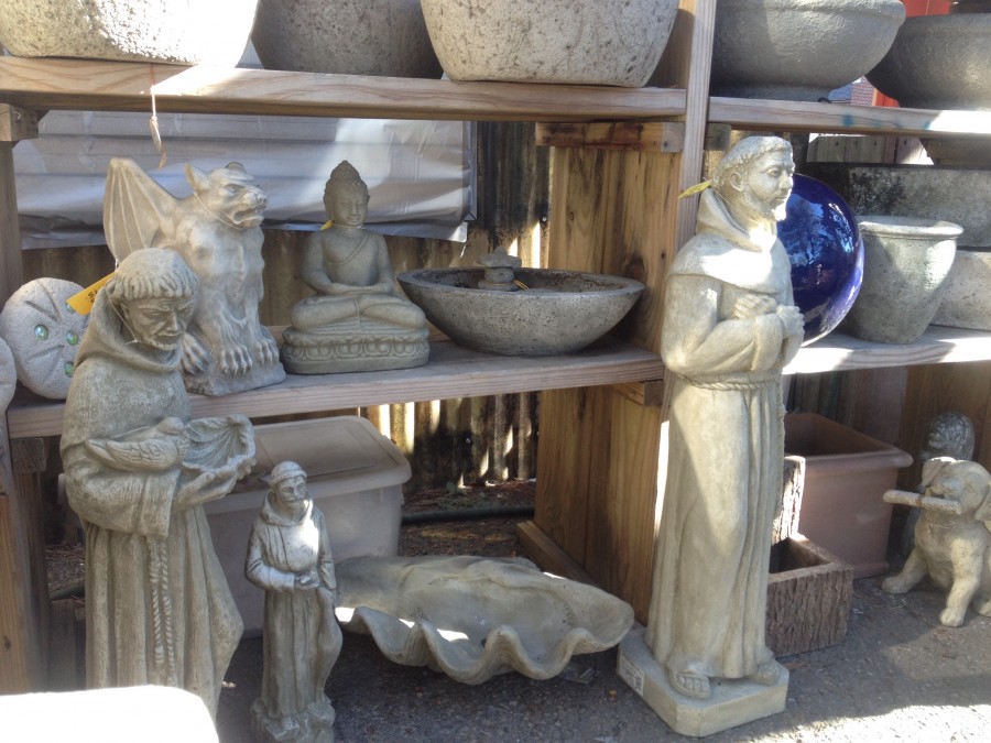 More Statuary and Planters…Spring 2014 Oak Street Garden Shop and